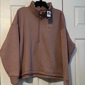 Under Armour Dusty Rose Quarter-Zip Pullover